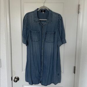 Kut from the Kloth Light Blue Denim Dress